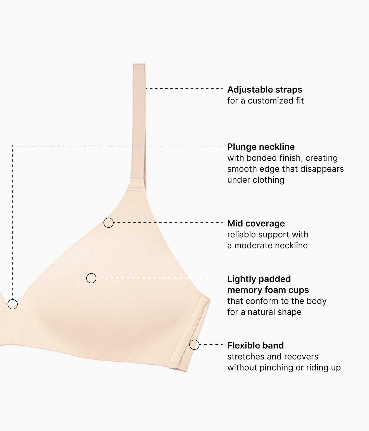 Wacoal Comfort First Wire Free T-Shirt Bra - Sand