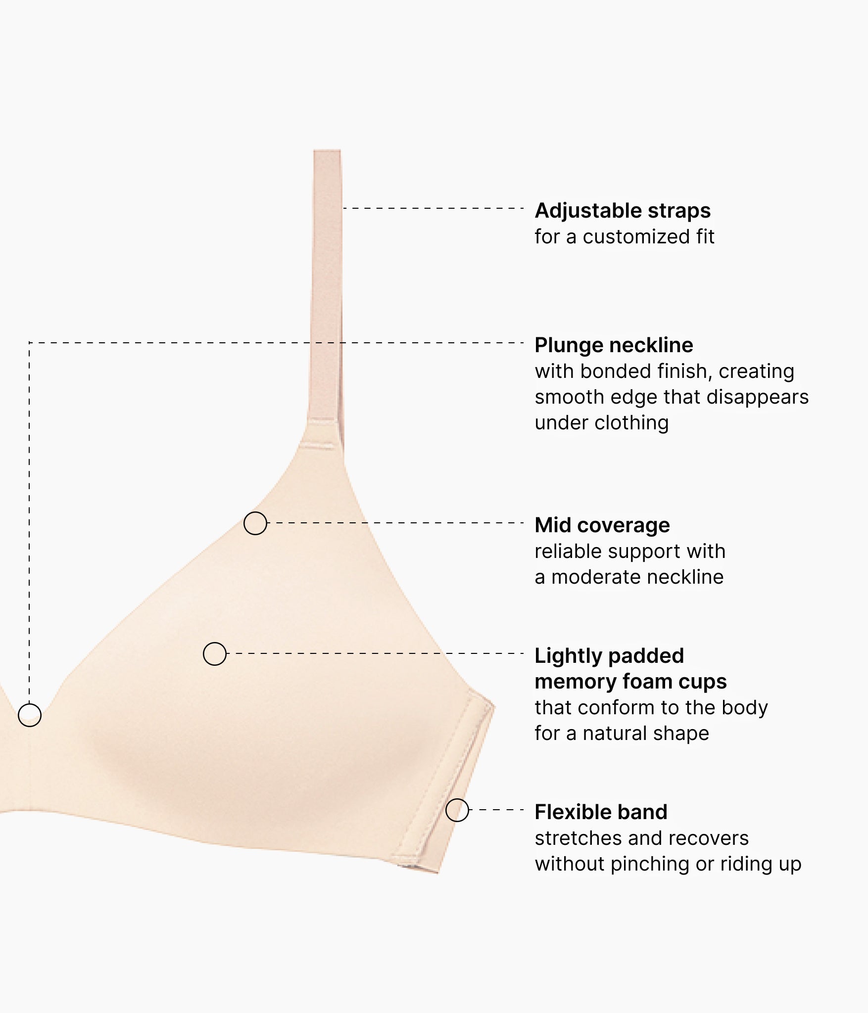 Wacoal Comfort First Wire Free T-Shirt Bra - Sand