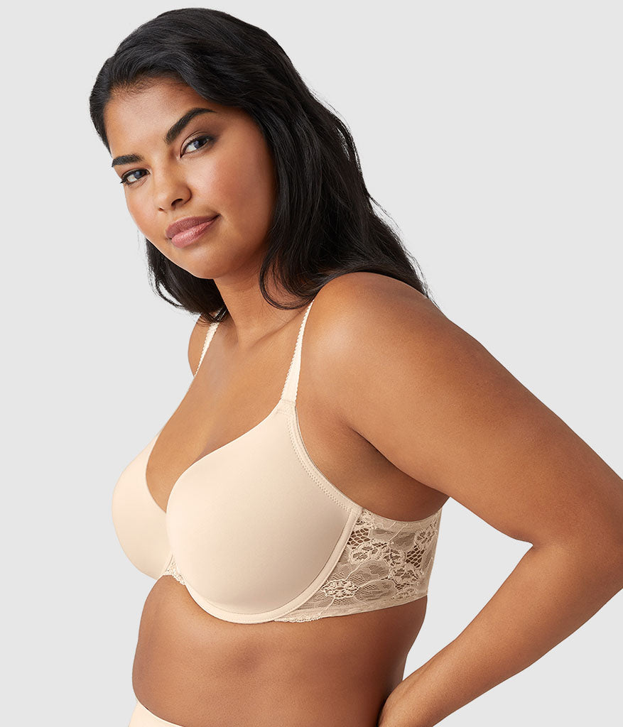 Wacoal French Garden Seamless Underwire T-Shirt Bra - Sand