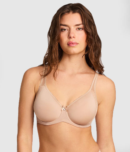 Wacoal Retro Chic Underwire T-Shirt Bra - Toast