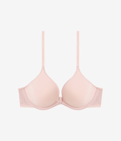 Wacoal Full Transparency Plunge T-Shirt Bra - Rose Smoke