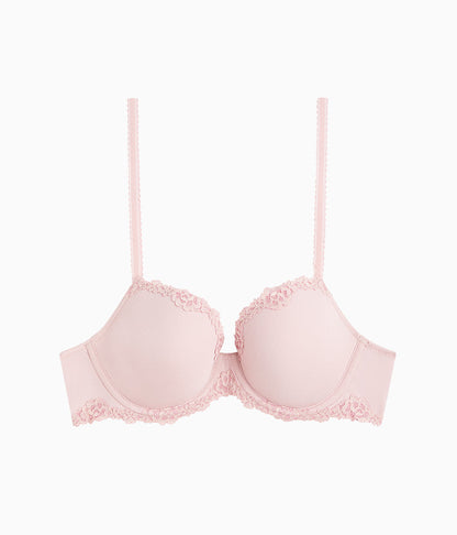 Wacoal Future Foundation with Lace T-Shirt Bra - Rose Smoke