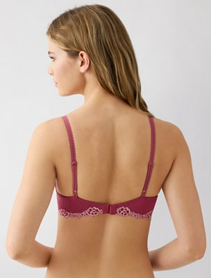 Wacoal Future Foundation with Lace T-Shirt Bra - Rose Smoke