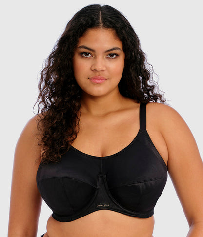 Wacoal Energise Full Figure Underwire Sport Bra - Black