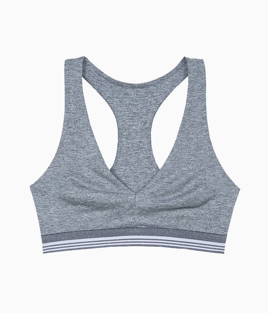 Wacoal b.active Racerback Sport Bralette - Gray Heather
