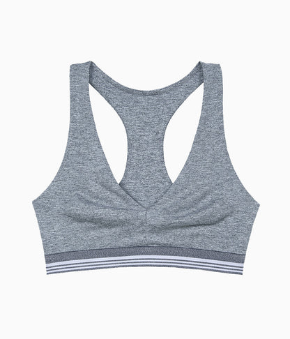 Wacoal b.active Racerback Sport Bralette - Gray Heather