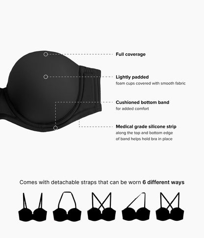 Wacoal Red Carpet™ Strapless Underwire Bra - Black