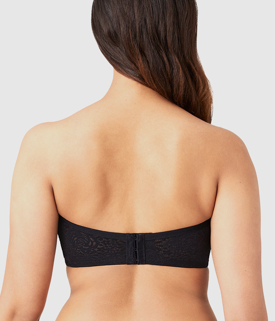 Wacoal Halo Lace Strapless Underwire Bra - Black