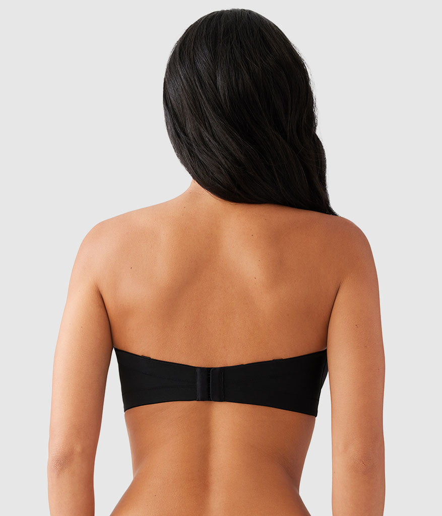 Wacoal Self Assured Push Up Strapless Bra - Black