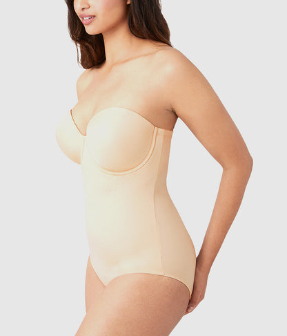 Wacoal Red Carpet™ Strapless Shaping Body Briefer - Sand