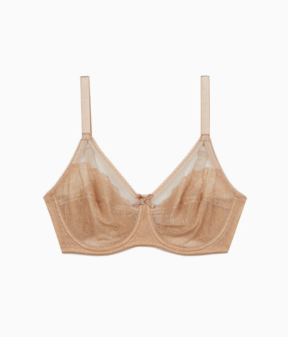 Wacoal Retro Chic Full Figure Underwire Bra - Toast