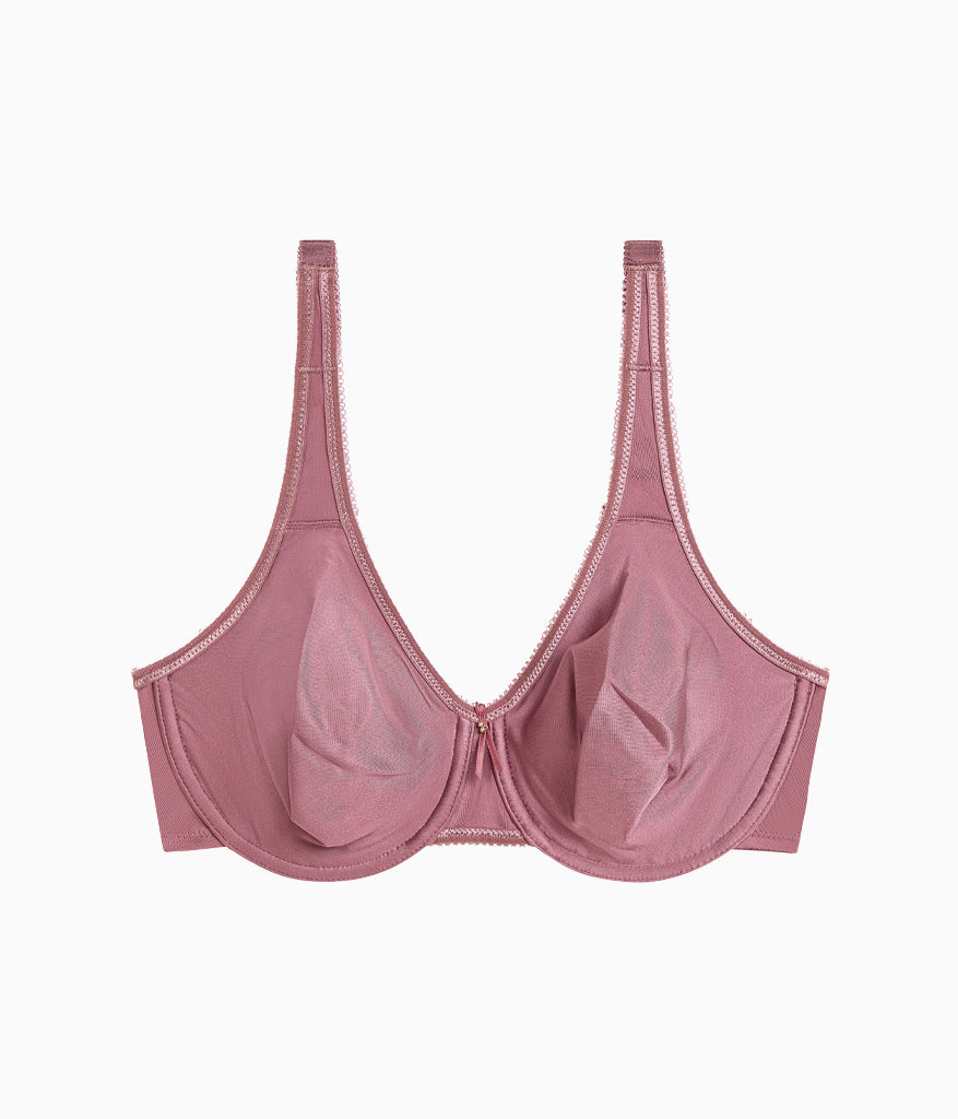 Wacoal Basic Beauty Full Figure Seamless Underwire Bra - Rose Brown