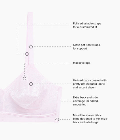 Wacoal Back Appeal® Wire Free Bra - Cradle Pink