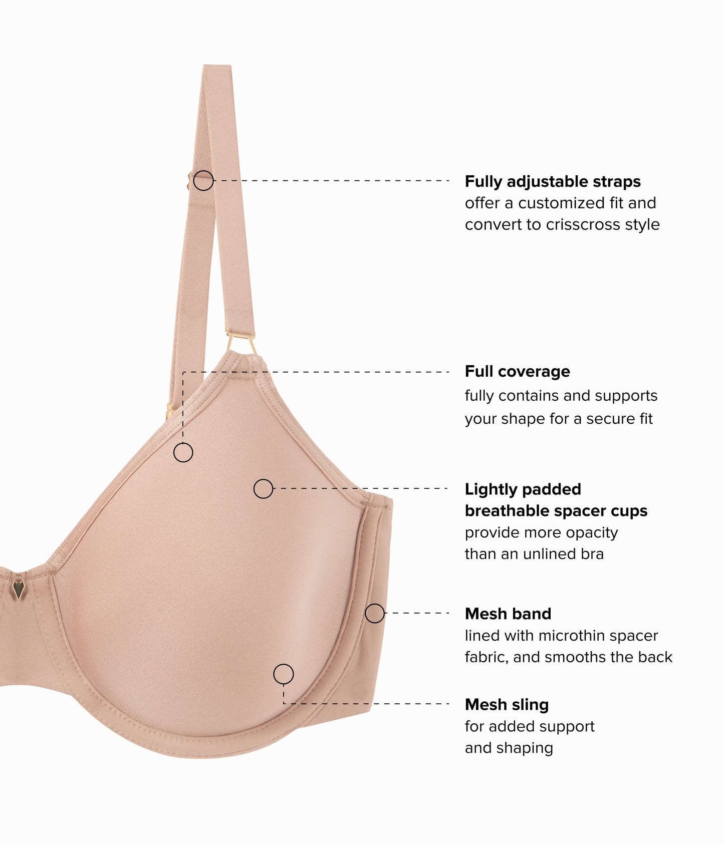 Wacoal Simply Done T-Shirt Bra - Roebuck