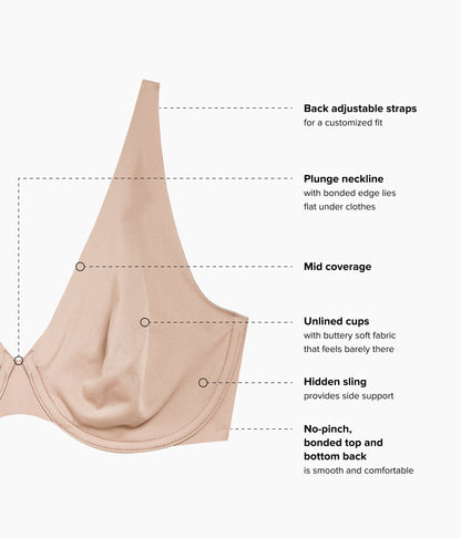 Wacoal Better Than Braless™ Underwire Bra - Roebuck