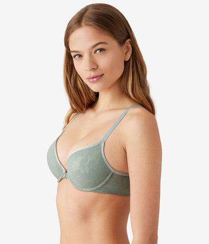 Wacoal Shadow Scene Front Close Push Up Bra - Shadow