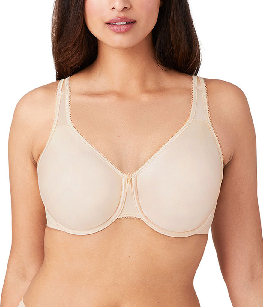 Wacoal Basic Beauty Full Figure Seamless Underwire Bra - Sand