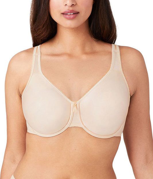 Wacoal Basic Beauty Full Figure Seamless Underwire Bra - Sand