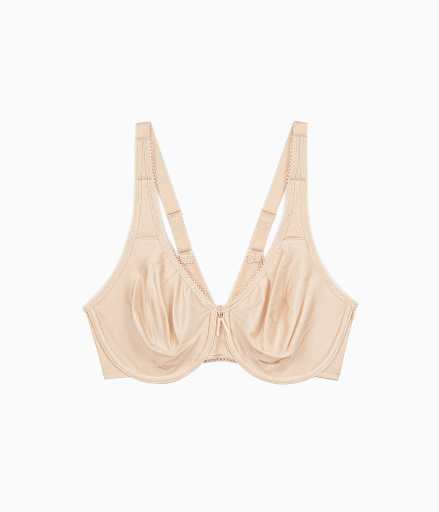 Wacoal Basic Beauty Full Figure Seamless Underwire Bra - Sand