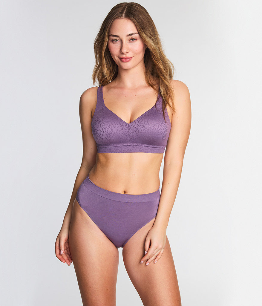 Wacoal Inside Job™ Wire Free Bra - Italian Grape