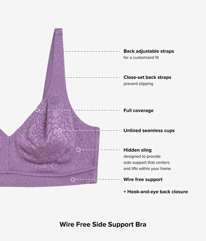 Wacoal Inside Job™ Wire Free Bra - Italian Grape