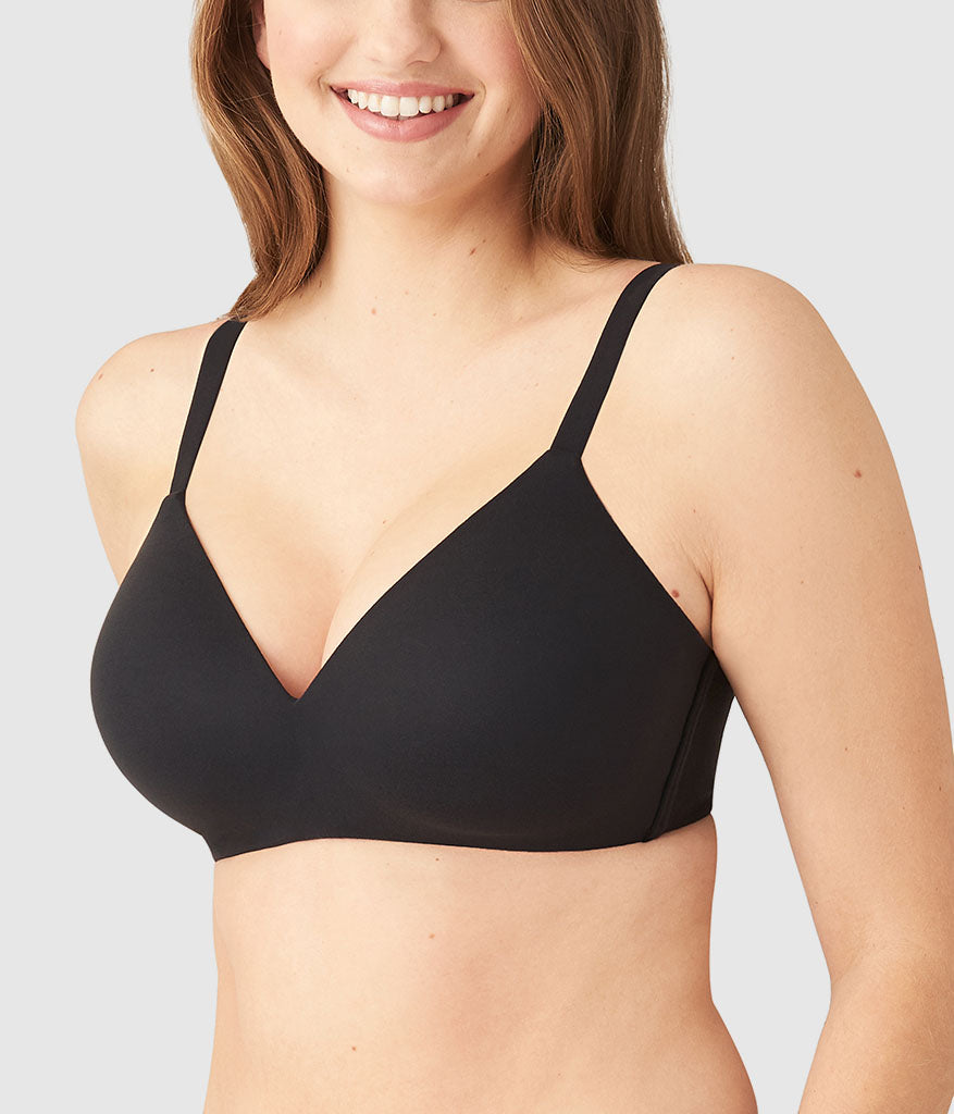 Wacoal How Perfect Wire Free T-Shirt Bra - Black