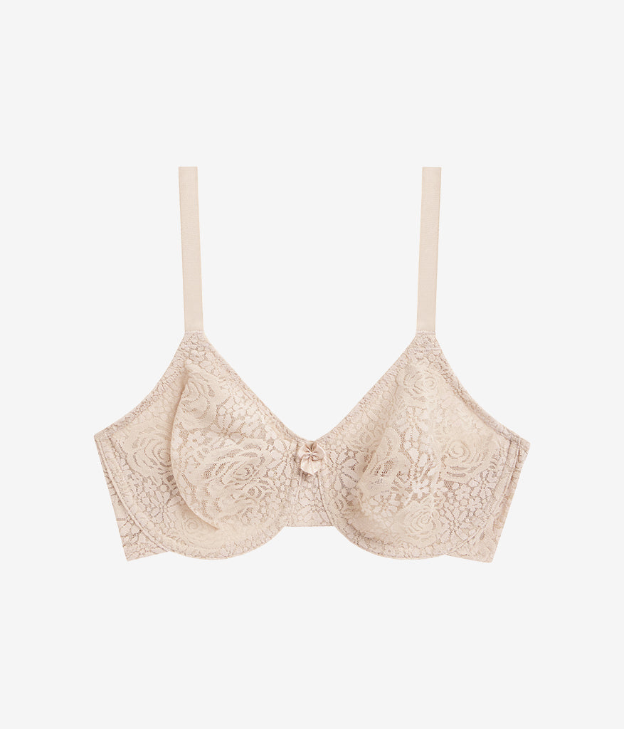 Wacoal Halo Lace Underwire Bra - Sand