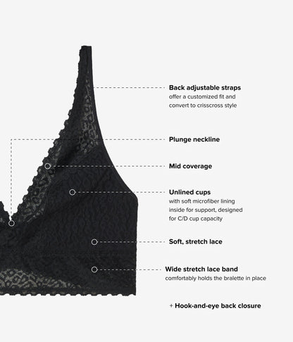 Wacoal High Bar™ Bralette - Black
