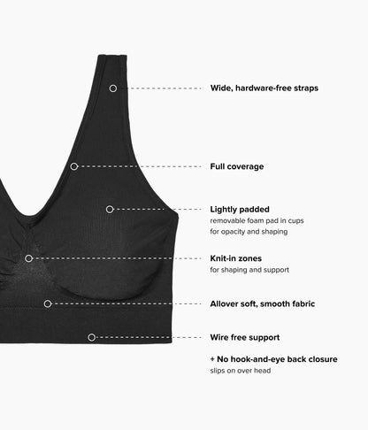 Wacoal B-Smooth® Wire Free Bralette - Black