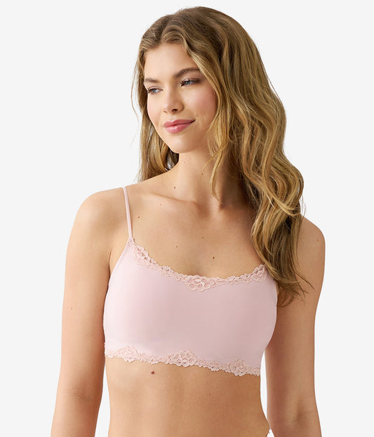Wacoal Future Foundation with Lace Bralette - Rose Smoke