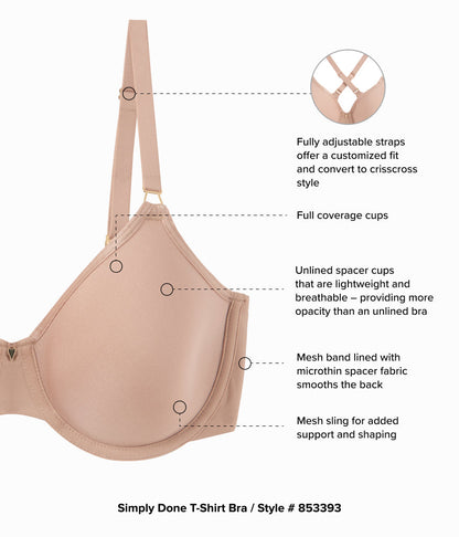 Wacoal Future Foundation with Lace Bralette - Rose Smoke