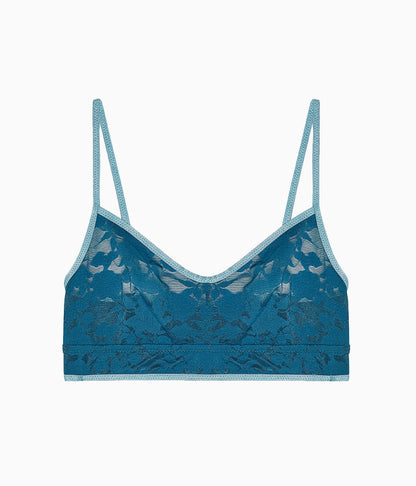 Wacoal Shadow Scene Bralette - Blue Coral