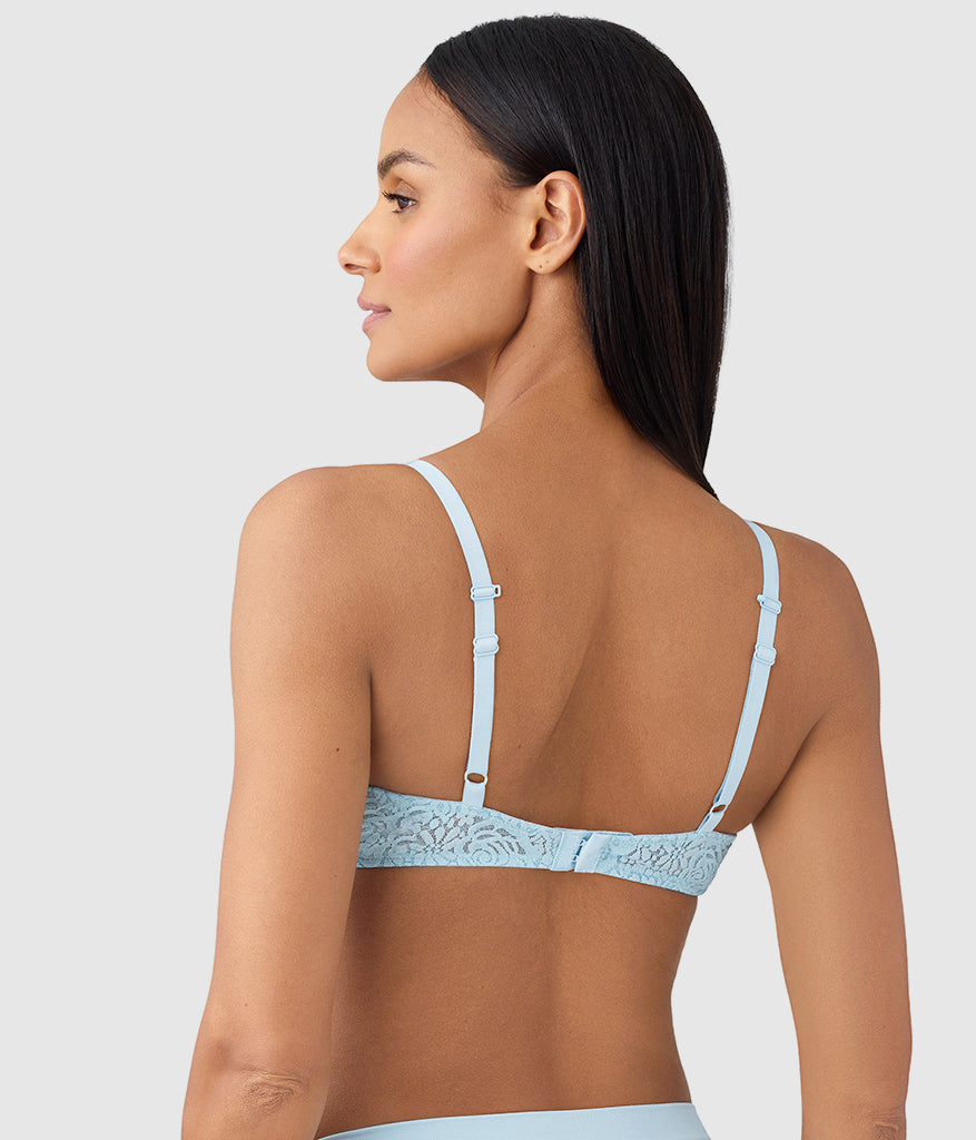 Wacoal Halo Lace Underwire Bra - Soft Sky