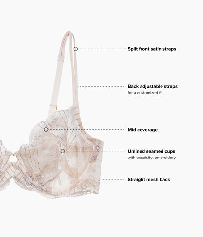 Wacoal Midnight Soiree Underwire Bra - Champagne