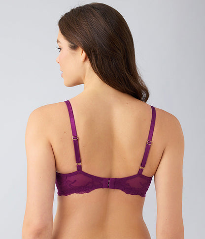 Wacoal Vivid Attraction Underwire Bra - Dark Purple