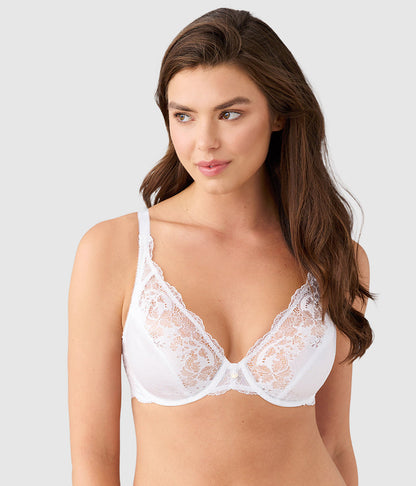 Wacoal Modern Affair Plunge Underwire Bra - White