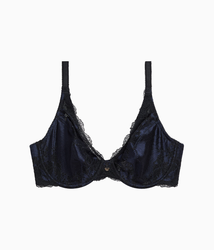 Wacoal Modern Affair Plunge Underwire Bra - Night Sky/Black