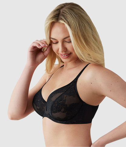 Wacoal Full Bloom Underwire Bra - Black