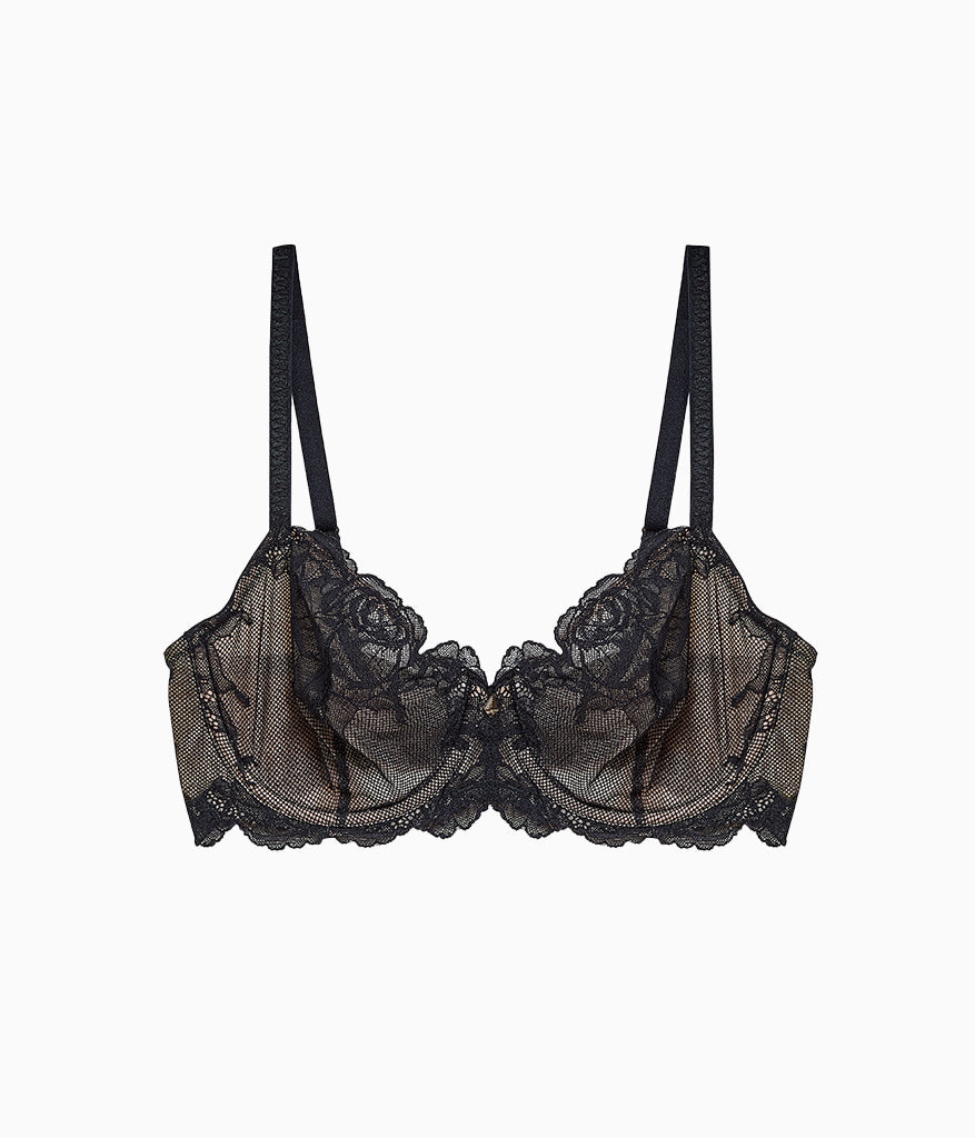 Wacoal Vivid Attraction Underwire Bra - Black