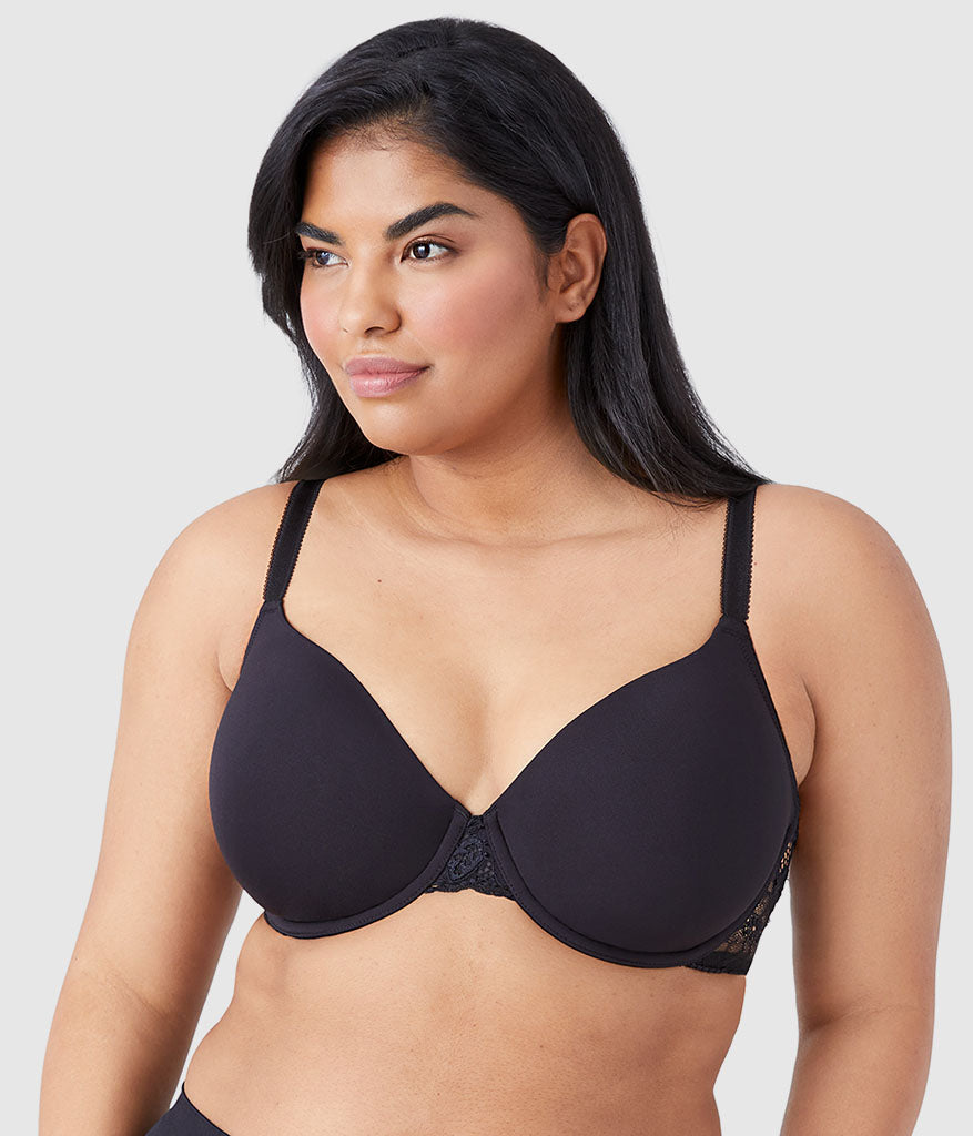 Wacoal French Garden Seamless Underwire T-Shirt Bra - Black