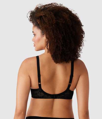 Wacoal Lace Finesse T-Shirt Bra - Black/Toast