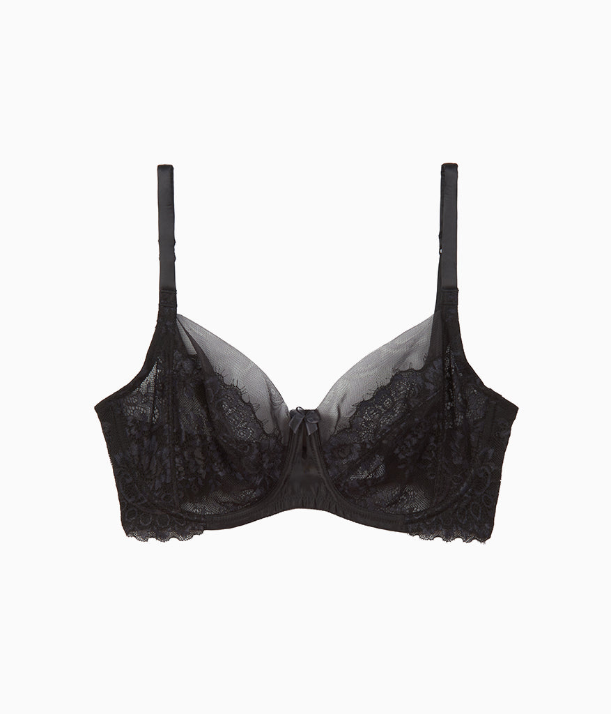 Wacoal Center Stage Underwire Bra - Black/Graphite