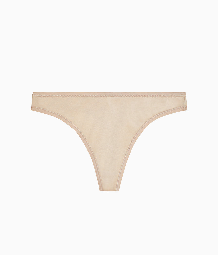 Wacoal Understated Cotton Thong - Sand
