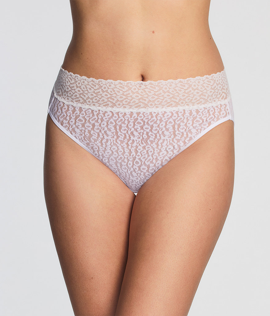 Wacoal High Bar™ Hi Cut - White