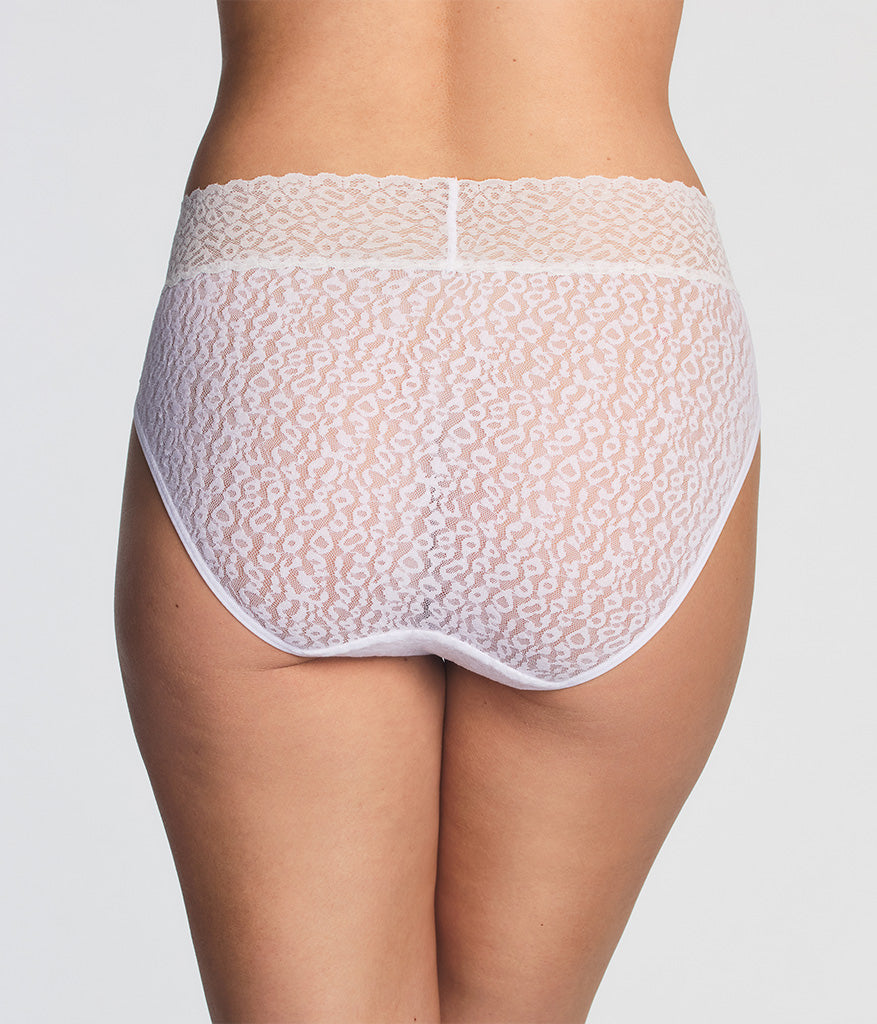 Wacoal High Bar™ Hi Cut - White