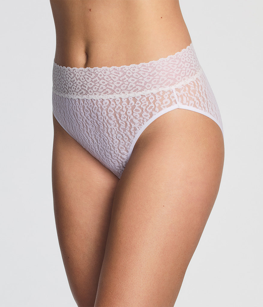 Wacoal High Bar™ Hi Cut - White