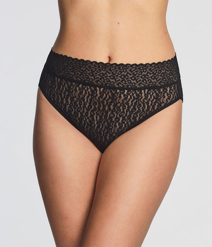 Wacoal High Bar™ Hi Cut - Black