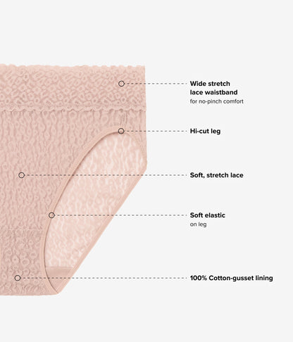 Wacoal High Bar™ Hi Cut - Roebuck