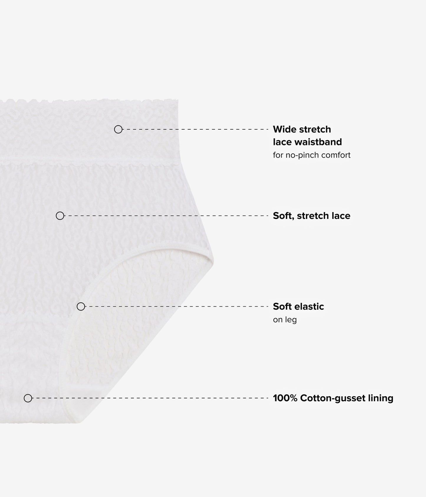 Wacoal High Bar™ Brief - White