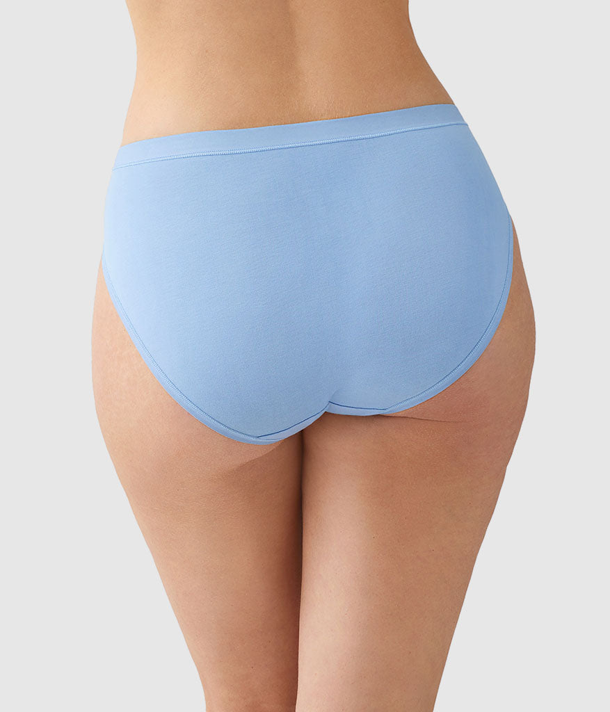 Wacoal Understated Cotton Hi-Cut - Bel Air Blue